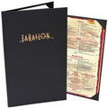 Bonded Leather Double Panel Pocket Menu Cover (8 1/2"x14")